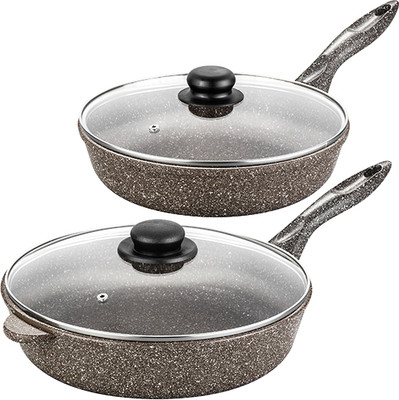 Набор сковородок Elan Gallery Гармония Вкуса / 120313+2 (коричневый опал)