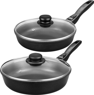 Набор сковородок Elan Gallery Гармония Вкуса / 120301+2 (черный оникс)