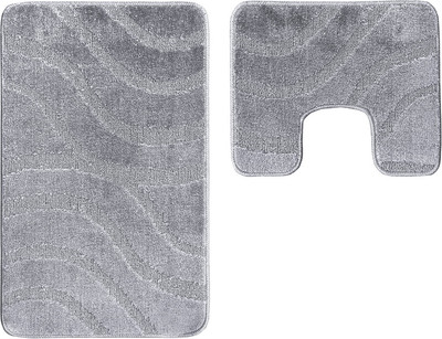 Набор ковриков для ванной и туалета Maximus Symphony 2503 (50x80/40x50, Opal Grey)