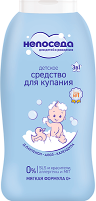 Средство для купания НЕПОСЕДА 3в1 (400мл)