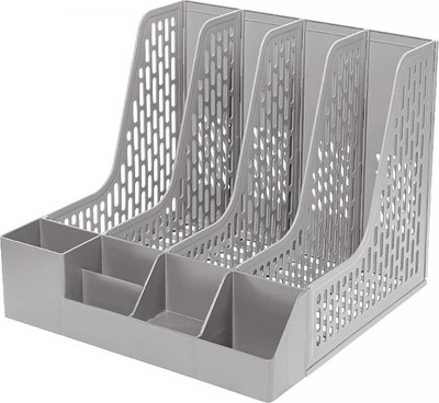 Лоток для бумаг Deli E9849 (серый)