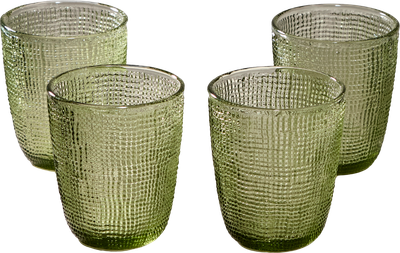 Набор стаканов Lefard Tempo Green 355-391 (4шт)