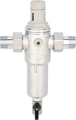 Магистральный фильтр Varmega Сетчатый промывной 3/4" PN25 для ГВС/ХВС / VM22902