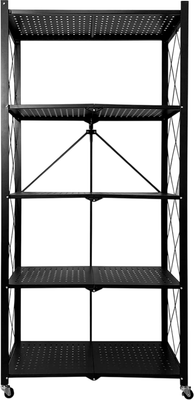 Стеллаж металлический Гелеос Атлант-5 / АСТ-51 (черный)