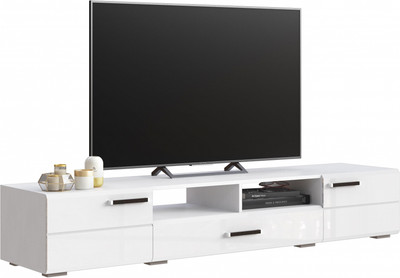 Тумба Woodville ТВ Иоги 2.0 602821 (белый/белый глянец)