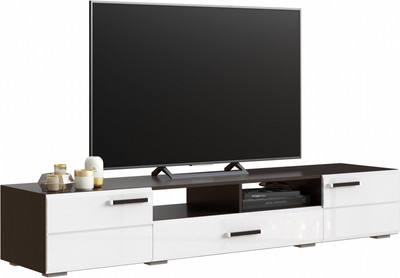 Тумба Woodville ТВ Иоги 2.0 602822 (венге/белый глянец)