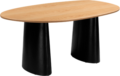 Обеденный стол Woodville Ares 15896 (дуб/черный)