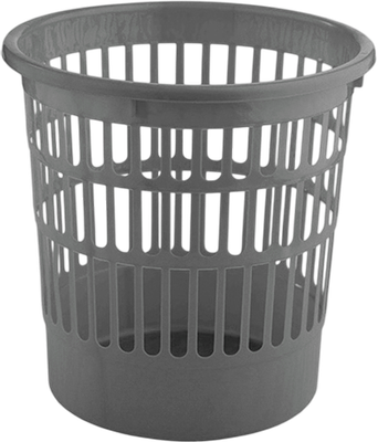 Корзина для бумаг Полимербыт C919009 (серый)