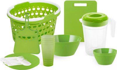 Набор пластиковой посуды Полимербыт Summer Time C83428