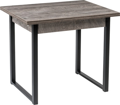 Обеденный стол Woodville Форли 424179 (дуб рошелье/черный матовый)