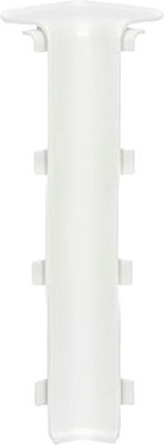 Уголок для плинтуса LinePlast 100мм LB002 (2шт, белый глянец, внутренний, флоупак)