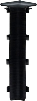 Уголок для плинтуса LinePlast 100мм LB018 (2шт, секвойя черная, внутренний, флоупак)