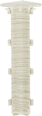 Уголок для плинтуса LinePlast 100мм LB019 (2шт, тик норд, внутренний, флоупак)