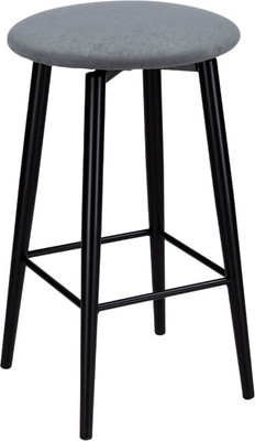 Табурет барный Woodville Гангток крутящийся / 578584 (сильвер/черный матовый)