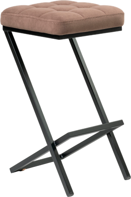 Табурет барный Woodville Амаури / 507431 (катания корица/черный матовый)