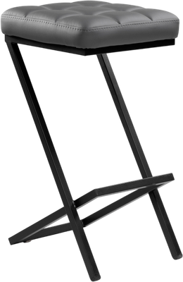 Табурет барный Woodville Амаури / 507433 (темно-серый/черный матовый)