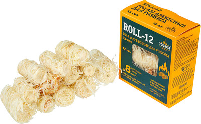 Роллы древесные для розжига Tourist Roll-12 / TA-069 (12шт)