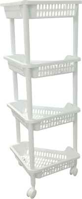 Этажерка Термопласт Угловая четырехъярусная 52с