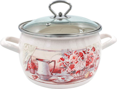 Кастрюля Лысьвенские эмали Летний этюд 4210САП2/4Жм