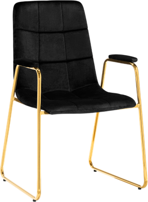 Стул Woodville 15544 (black/gold)