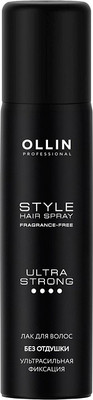 Лак для укладки волос Ollin Professional Style ультрасильной фиксации (75мл)