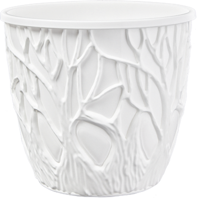 Кашпо La Decoro Форест / КШ-0973 (белый)