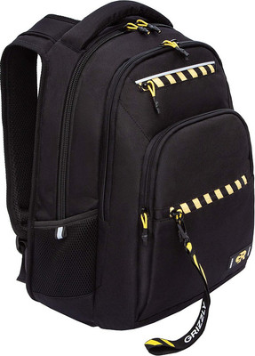 Рюкзак Grizzly RU-531-4 (черный/желтый)