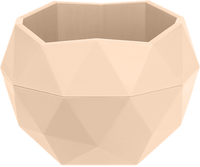 Кашпо La Decoro Топаз КШ-9154 (0.45л, кремовый)