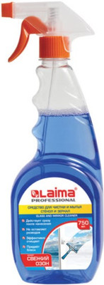 Средство для мытья стекол Laima Professional Свежий озон (750мл)