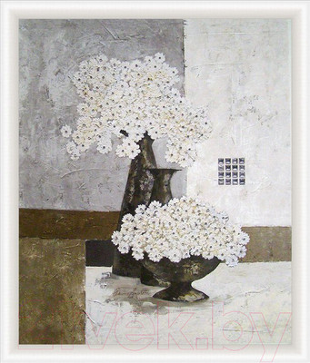 Картина Декарт Цветочный натюрморт 8Л1486 (в раме)