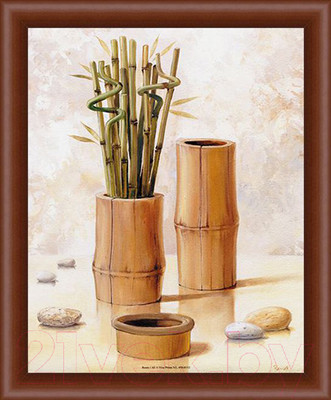 Картина Декарт Бамбуковый букет 8Л1510 (в раме)