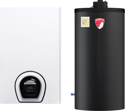 Газовый котел Federica Bugatti 24 Varme (с бойлером косвенного нагрева Inox LH100)