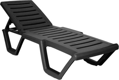 Шезлонг Ellastik Plast Атлант 184x62x33 (графит)