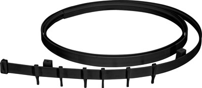 Карниз для штор Эскар Гибкий / 440430500 (5м, черный)