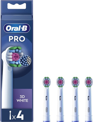 Набор насадок для зубной щетки Oral-B 3D White Pro (4шт)