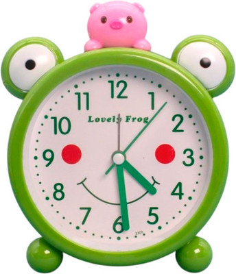 Настольные часы ILikeGift Lovely frog with piglet / 100P-2303-01 (зеленый)