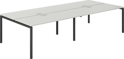 Комплект письменных столов Norden 320х143.8х75 / SG.256.SH.44.AN (антрацит/серый бархат)