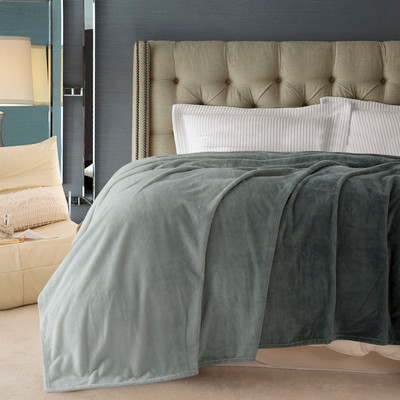 Плед Karven Фланель 1.5сп / PL009 PRINT JACQAURD v2 Green