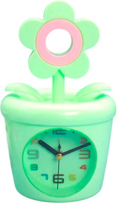 Настольные часы ILikeGift Flower in a pot / 100P-106-01 (зеленый)