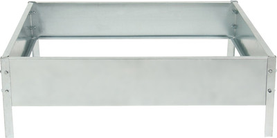 Грядка модульная GREENGO Квадро 80x80x15см (серый)