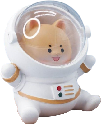 Ночник ILikeGift Fox space suit / 2108-7A (желтый)
