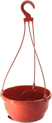 Кашпо 5 Plast Венеция подвесной D25.5 (4л, терракот)