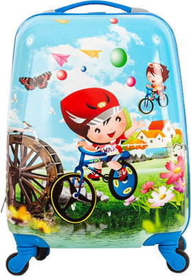 Чемодан на колесах Supra STS-1005-B (Little cyclist)