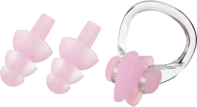 Набор для плавания Onlytop Единорог. Зажим для носа, беруши / 9392777 (розовый)