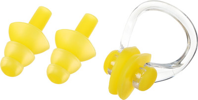 Набор для плавания Onlytop Тигренок. Зажим для носа, беруши / 9392776 (желтый)