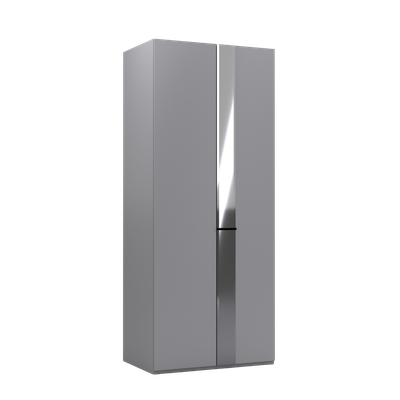 Шкаф Кастанье Дезире-2 2-ух створчатый (серый)