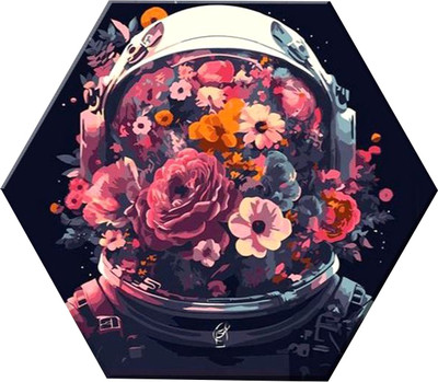 Картина по номерам ILikeGift Цветущая вселенная / BVS0003