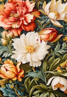 Картина по номерам ILikeGift Винтажный орнамент / HR0696