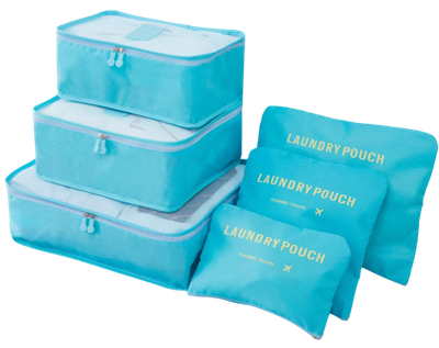 Набор органайзеров ILikeGift Laundry pouch / 133-023 (6шт, синий)