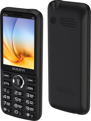 Мобильный телефон Maxvi K15n 4G (черный)